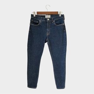 Everlane Mid Rise Ankle Jean, size 27, Dark Wash